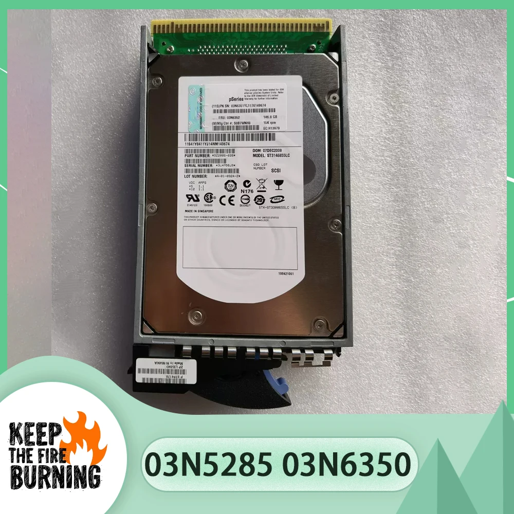 

Для жесткого диска IBM 3279 146G 15K SCSI 03N5285 03N6350 03N6352 03N5288