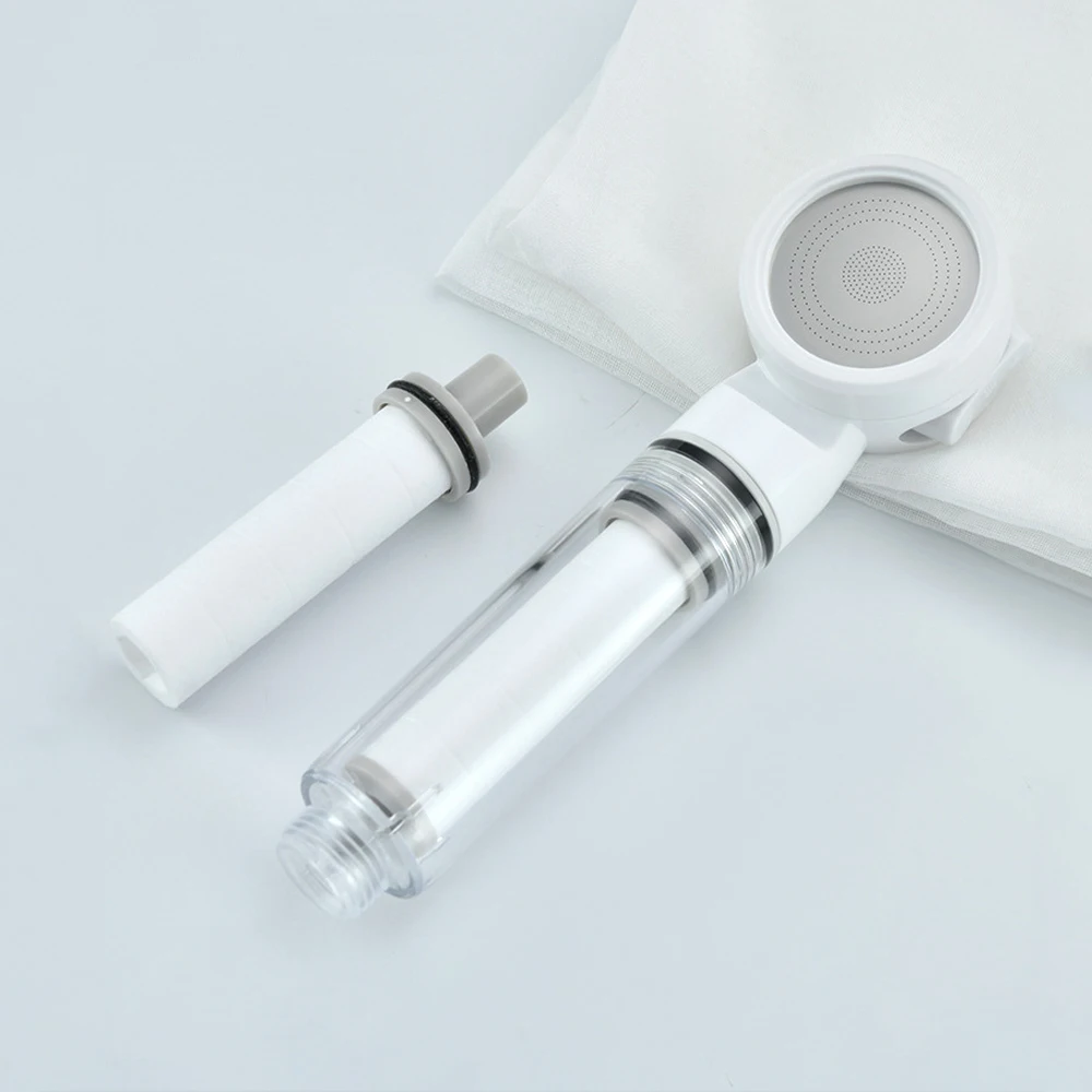 Travel Portable Pressurized Shower Head Filter Hard Water Softener Handheld Shower Nozzle Purification Showerhead For Hotel Bath