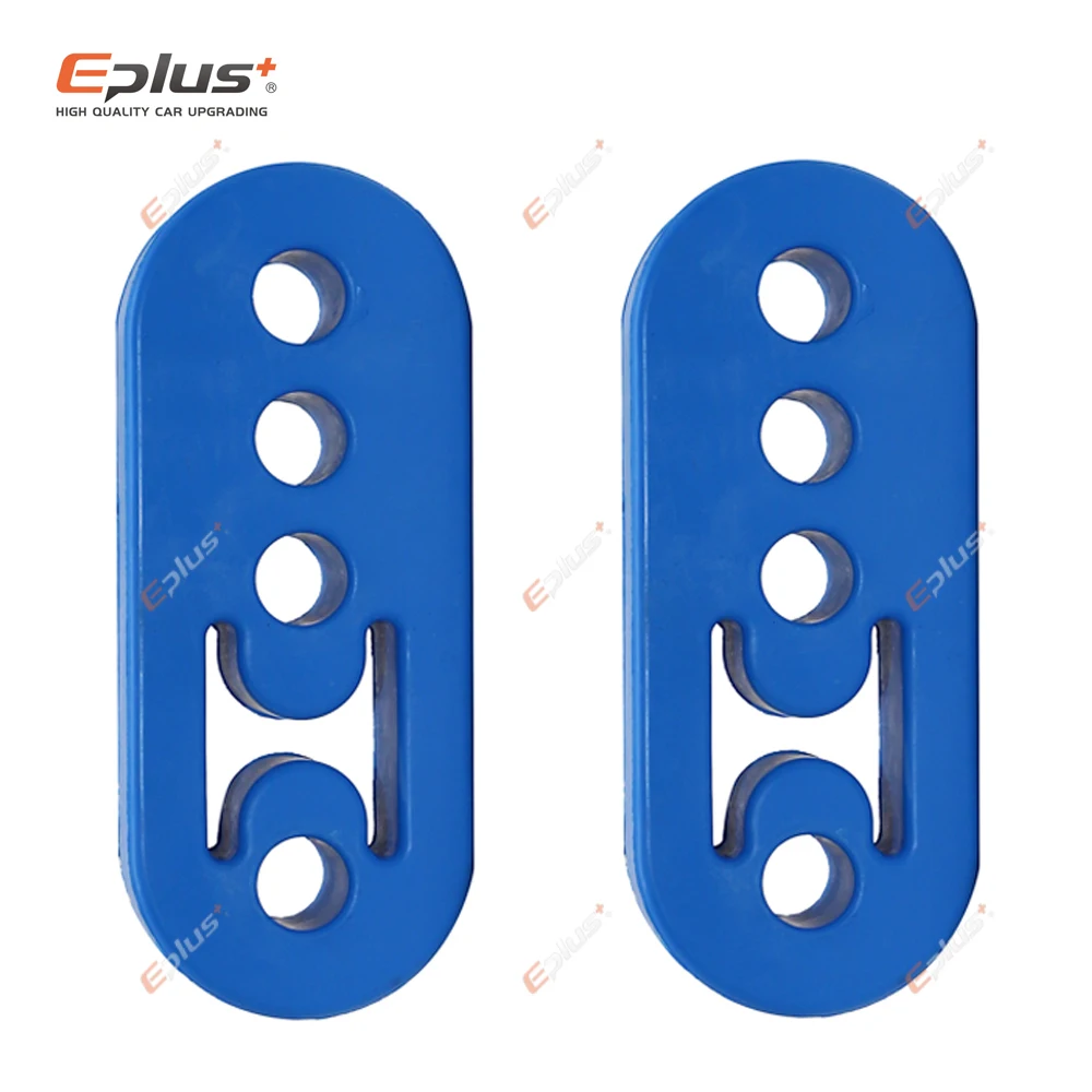 Eplus Universal Car Exhaust Pipe Mount Brackets Hanger Insulator Polyurethane Hanger Liner Bracket 2 Holes 4 Holes