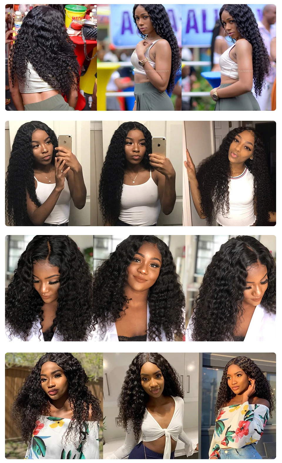 15A Loose Deep Wave Bundles Peruvian Hair Weave Bundle Deals Virgin Human Water Wave Curly Bundles Extensions Tissage Remy Hair