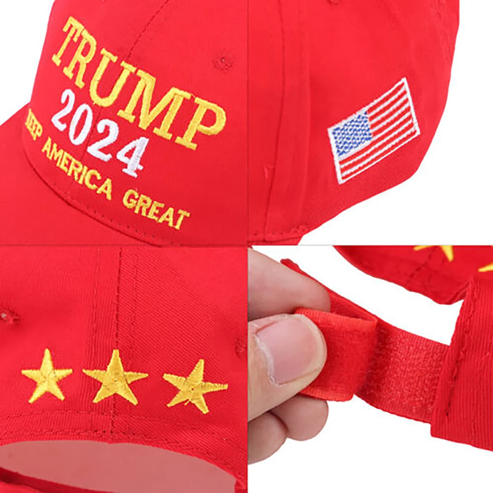 Trump Duck tongue cap New 2024 Hat Baseball Kag Usa Mesh cap Red Maga Cap Letter Baseball Hat