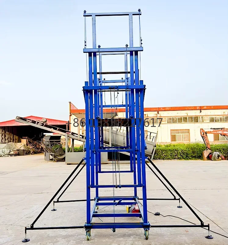 3-13m 500kg Electric Mobile Scaffolding Scaffold Remote Control Lifting Platform For Construction Building