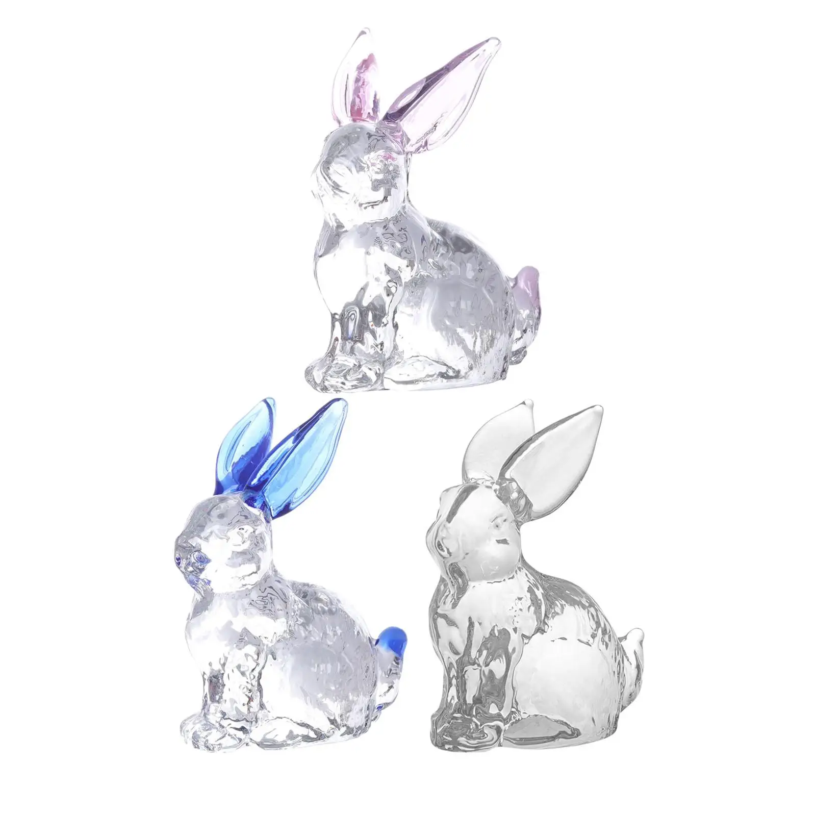 Mini Easter Rabbit Figurine, Bunny Estátua para Centerpiece Shelf Entrance