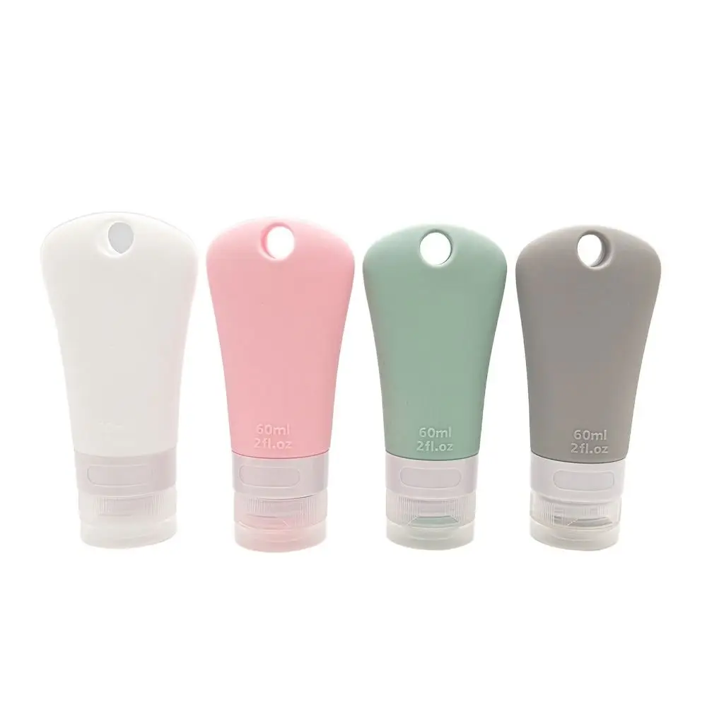 

60ml Shampoo Refillable Bottle Hand Washing Lotion Bottling Squeeze Container Shower Gel Toiletries Storage Bottle Travel