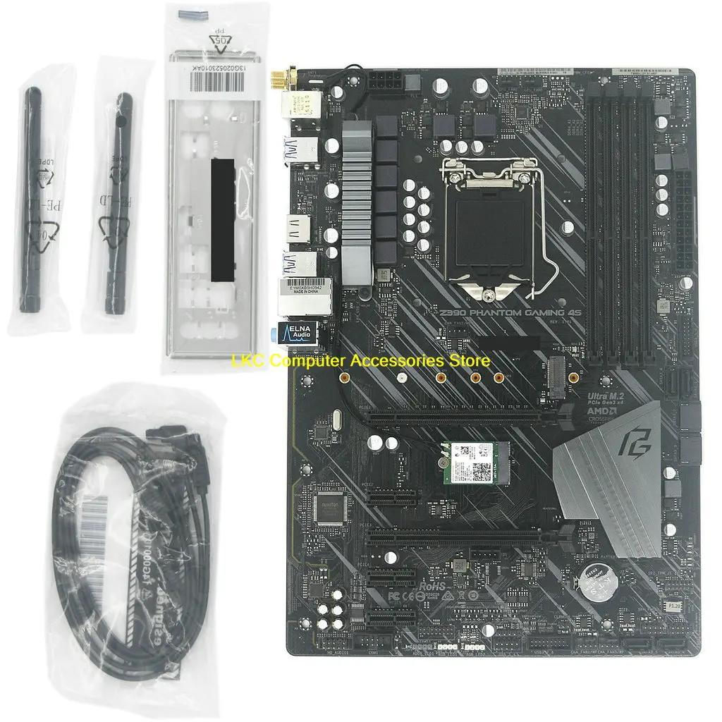 

Новинка для ASRock Z390 Phantom Gaming 4s, материнская плата 128G ATX WiFi Z390, материнская плата LGA1151 DDR4, 100% тестирование