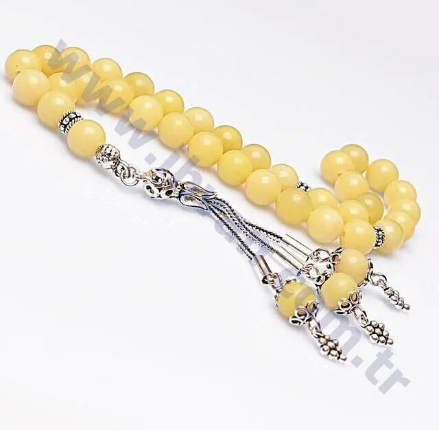 IQRAH Peridot Stone Rosary (925 SETTING SILVER)