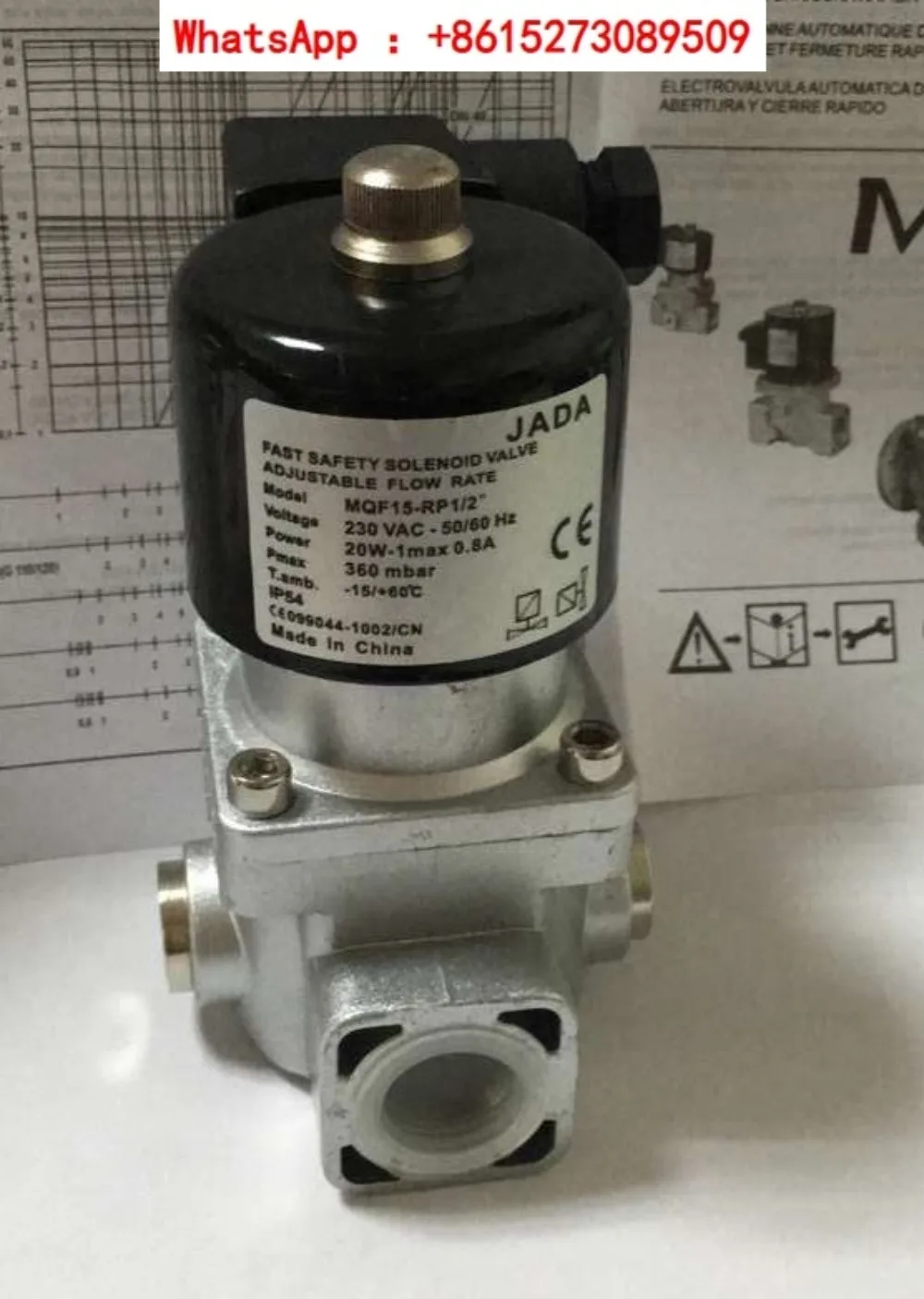 

MQF15-RP1/2 DN15 solenoid valve MQF15R-RP1/2