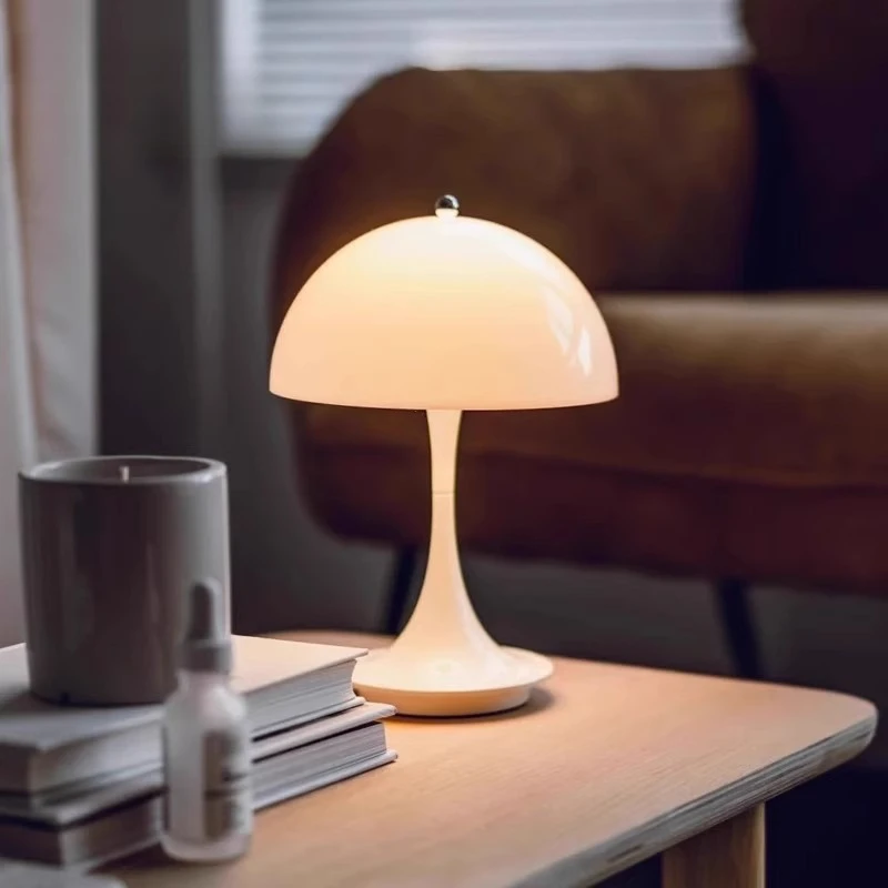 

Pandora mushroom charging desk lamp bedroom bedside lamp Nordic designer portable night light