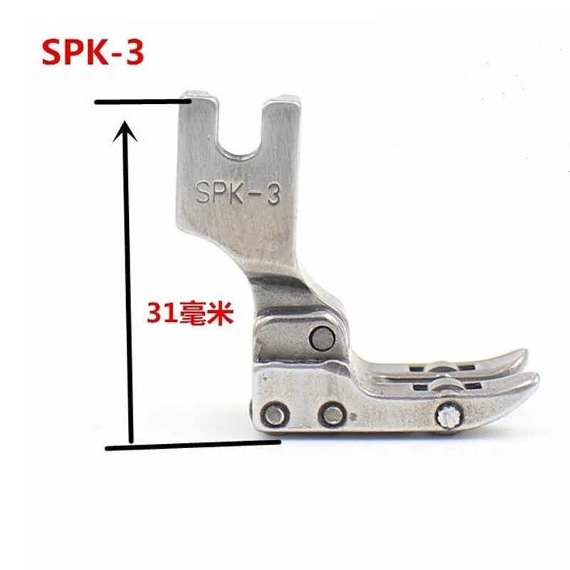 Sewing Accessories#SPK-3 Roller Presser Foot Snap-On High Shank Leather for Singer Juki Industrial Sewing Machine