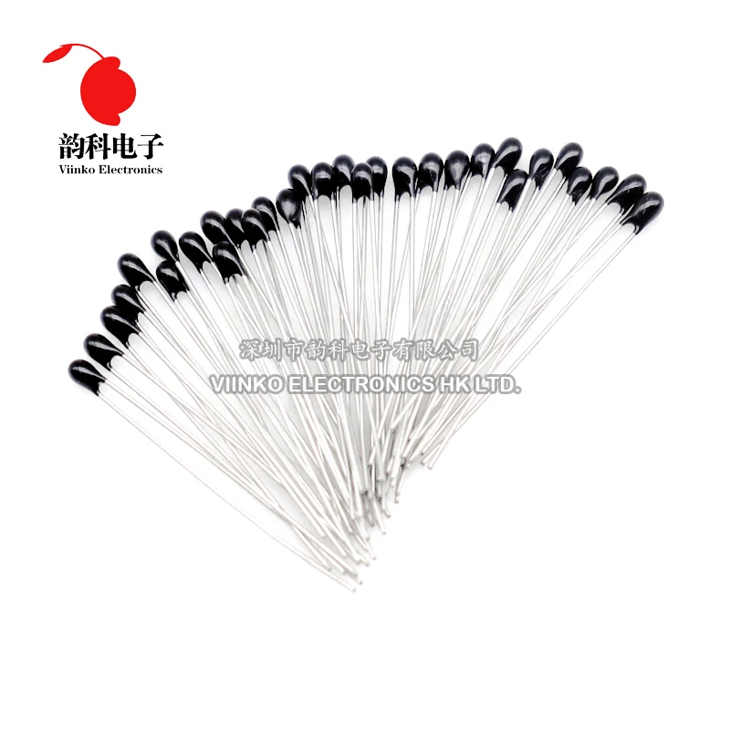 100pcs NTC-MF52AT MF52AT MF52 3950 1% 10K 100K ohm NTC Thermistor Temperature Sensor Thermal Resistor