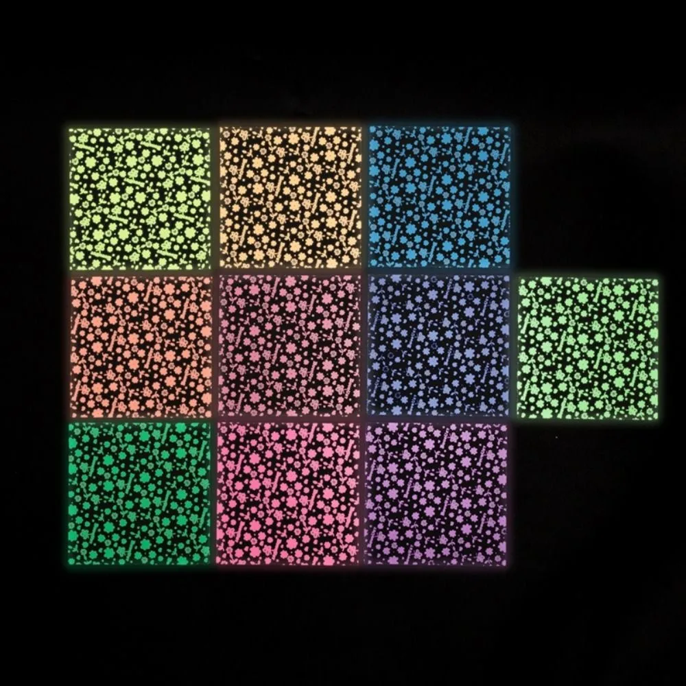 

70/24 шт. Светящаяся бумага для оригами ручной работы с блестками, квадратная светящаяся складная бумага, художественный материал, бумага для скрапбукинга, декоративные элементы