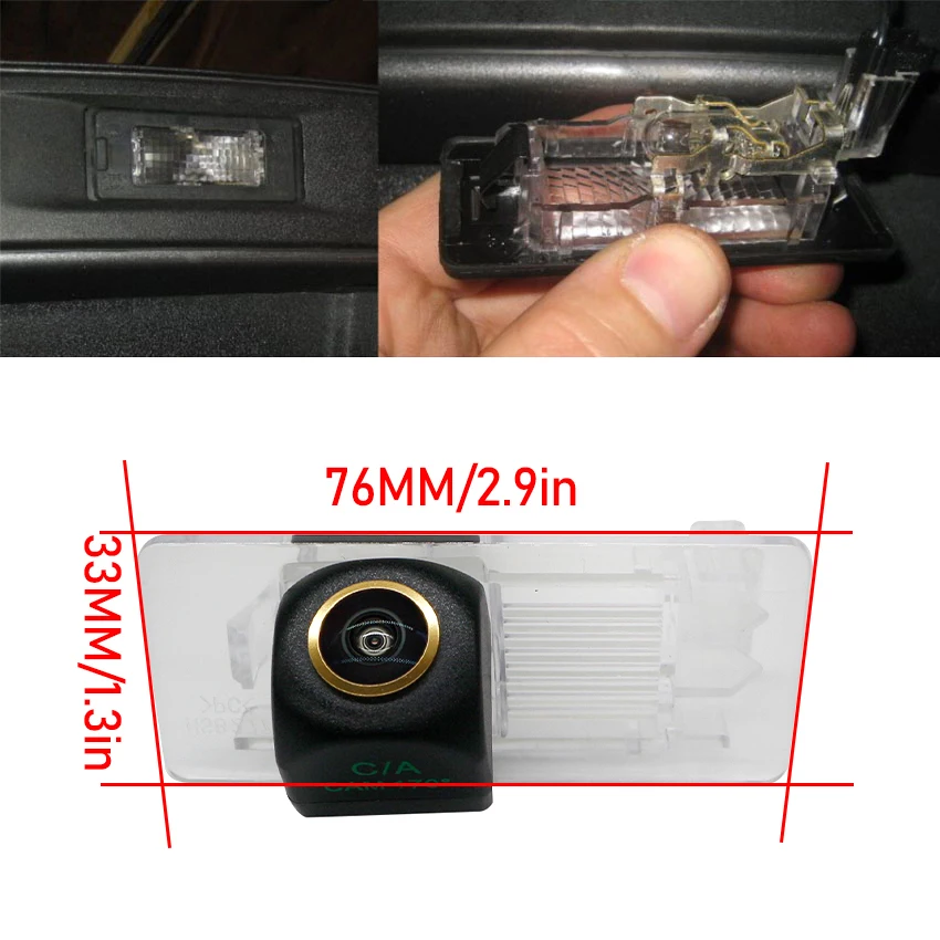Fisheye CCD AHD Rear View Camera For Volkswagen Tiguan SUV 2009~2017 Sharan MK2 2011~2018 2019 Backup Night Vision Accessories