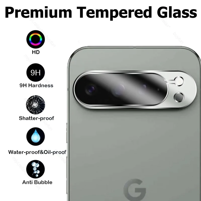 2PCS For Google Pixel 9 Pro XL Camera Lens Protector Cover Back Len Tempered Glass Protective Film Pixel9Pro 9Pro XL Accessories