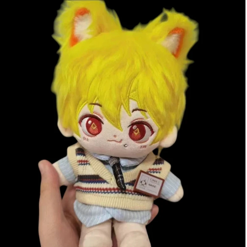 20CM Anime Ensemble Stars Nito Nazuna Stuffed Plushie Toys for Kids Dress Up Figures Plushies Doll Body Kawaii Cosplay Xmas Gift