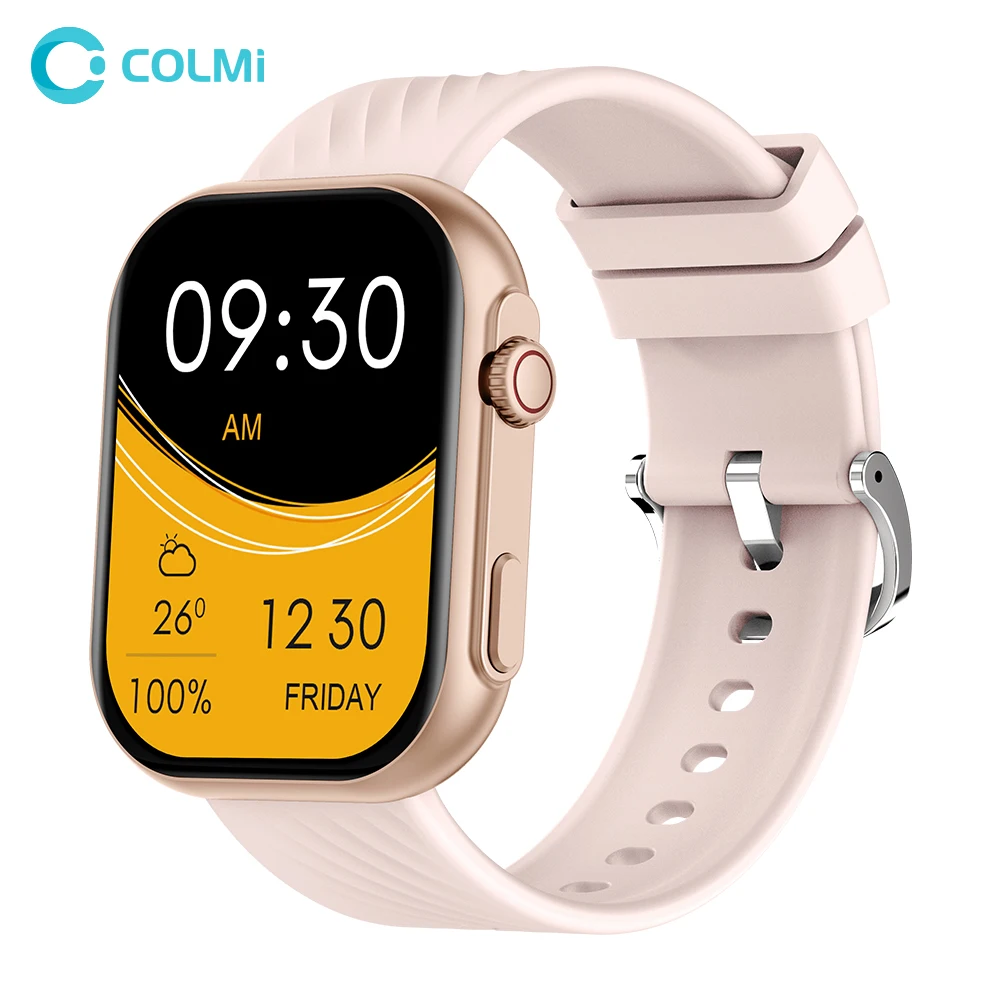 2024 COLMI P30 Plus 2.01\'\' Smartwatc Voice Calling 100+ Sports Modes Health Monitoring Smart Watch Men Women For Xiaomi Phone