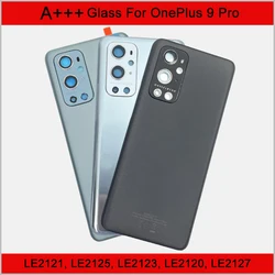 Gorilla Glass 5 pour OnePlus 9 Pro 5G, coque arrière, boîtier arrière 1 + 9 Pro, remplacement de la porte arrière, couvercle de batterie dur, lentille