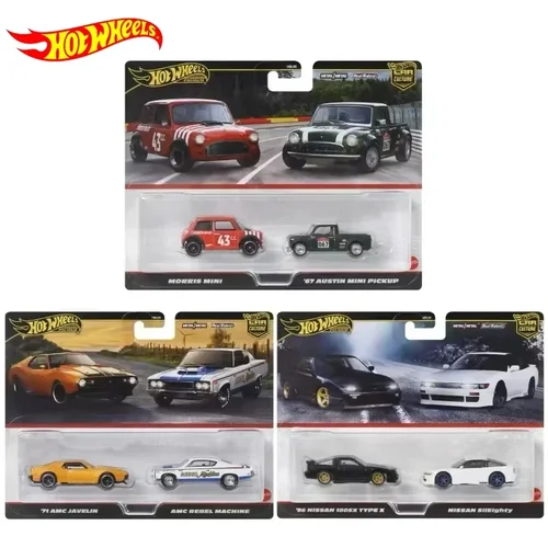 예약 구매 핫휠 프리미엄 자동차 문화 1/64, 닛산 180sx 타입 X 사일리티한 차량 모델 장난감, 남아용 컬렉션 생일 선물 