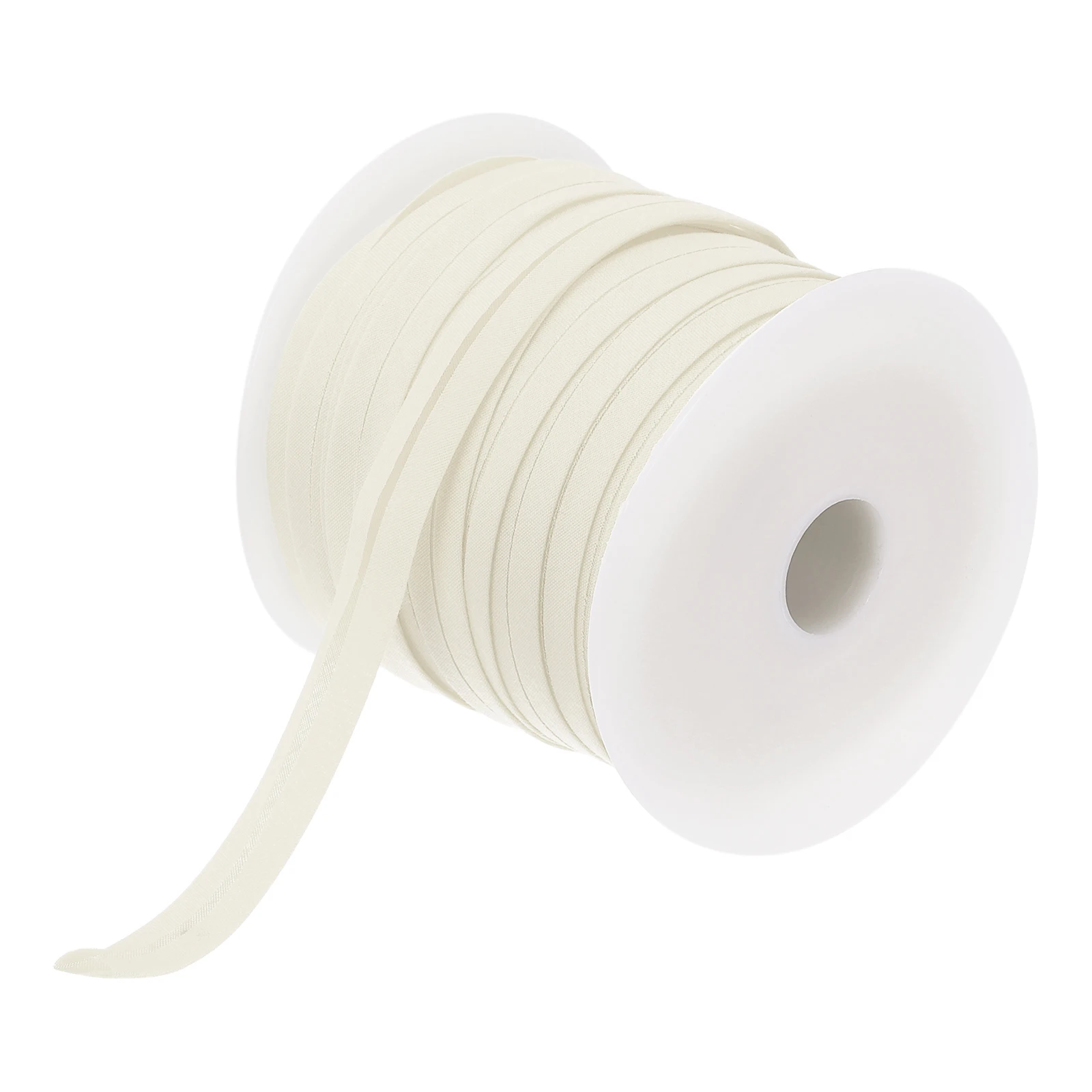 1.2/2/2.5cm Single Fold Bias Tape Polyester Continuous Bulk Bias Tape for Sewing Seaming Quilting Hemming Binding Crafts 5/25Yds