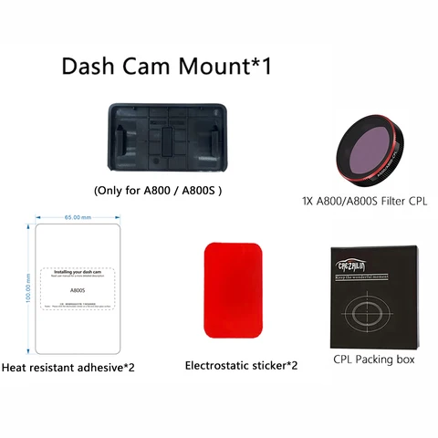 Крепление для видеорегистратора 70mai Dash Cam Pro D02 A500s A200 A800S — детальный вид товара