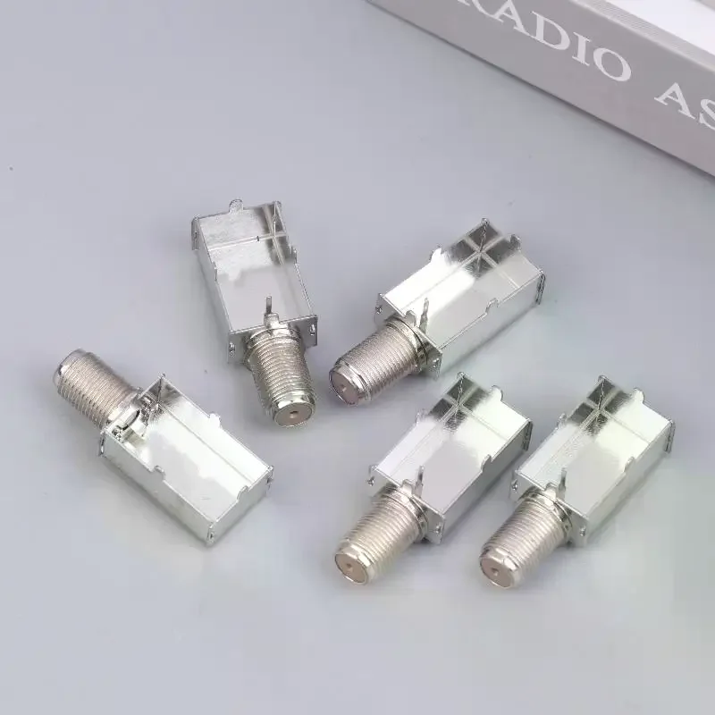5/10Pcs M Shielding Box Coaxial Cable Connector IF 2414F With Integrated Imperial Threaded Connector High-Speed Data Transfer