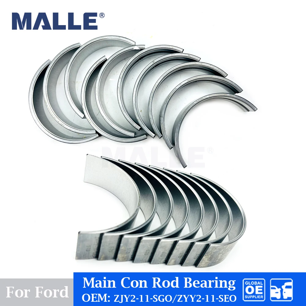 

STD Crankshaft Main Connecting Rod Bearing For Ford Fiesta 1.5 Engine Auto Car Accessories OE ZJY2-11-SGO ZYY2-11-SEO Metal