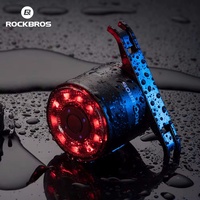 ROCKBROS Bike Taillight,Q1 Night Riding Warning Light,Road Mountain Bike Multi-Color Taillight,Riding Equipment Accessories