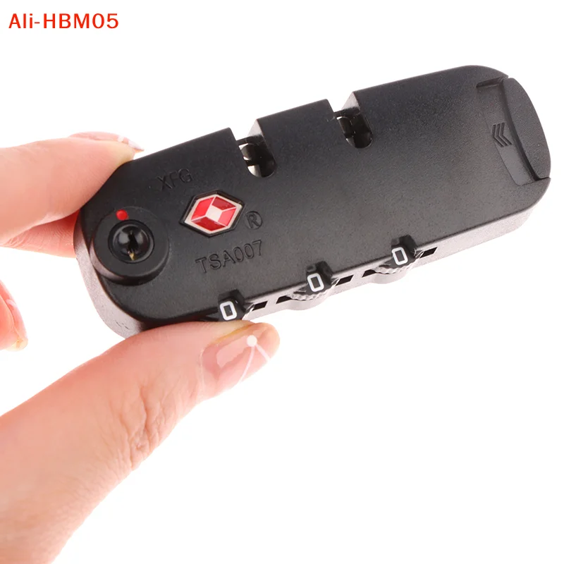 (HB05)Security Fixed Lock Cupboard Cabinet Locker Padlock For TSA 3 Digit Password Combination Travel Bag Luggage Accessory