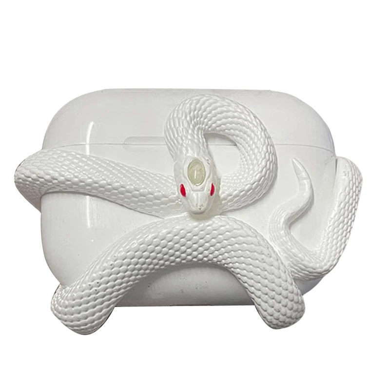

Snake-Shaped Earphone Protective Case Anti-Drop And Scratch-Resistant Hollow Design Resin Earphone Case