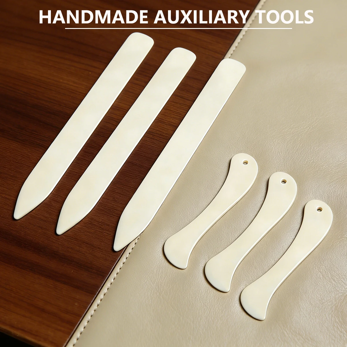 6Pcs Bone Folders Crease Makers Tool Plastic Bone Folder Paper Creaser Fold Bookbinding Tool for DIY Making Paper Crafts