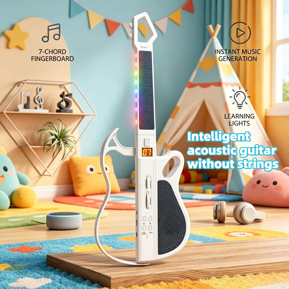 foldable-intelligent-stringless-electronic-guitar-multi-function-auto-chord-guitar-for-music-beginners-birthday-music-gift