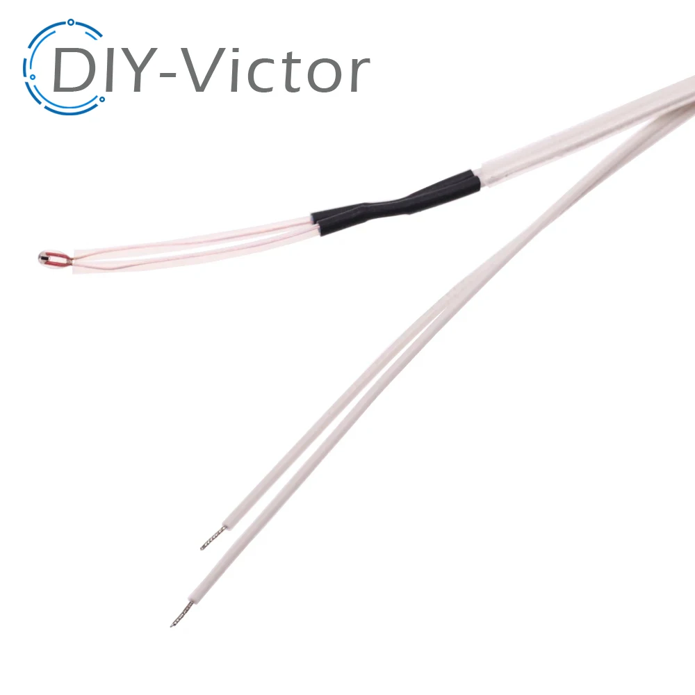 3D Printer parts Thermistor NTC Temperature Sensor 3950 1% line100&150cm 100K with XH2.54 Dupont Terminal 2P Connector Terminal