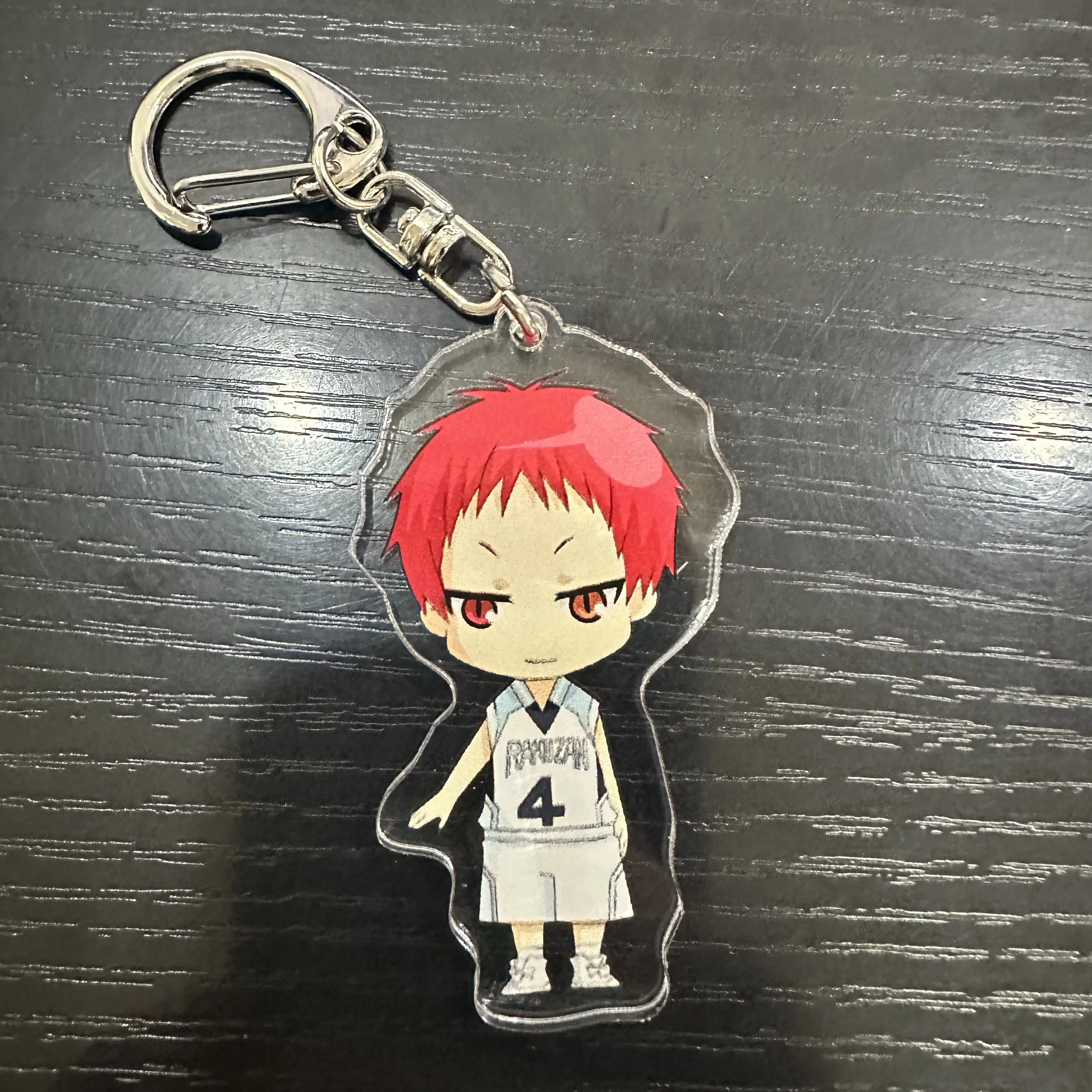 6CM Anime Kuroko's Basketball Figures Kagami Taiga  Akashi Seijuro Aomine Daiki Cosplay Acrylic Key Chains Fans Christmas Gifts