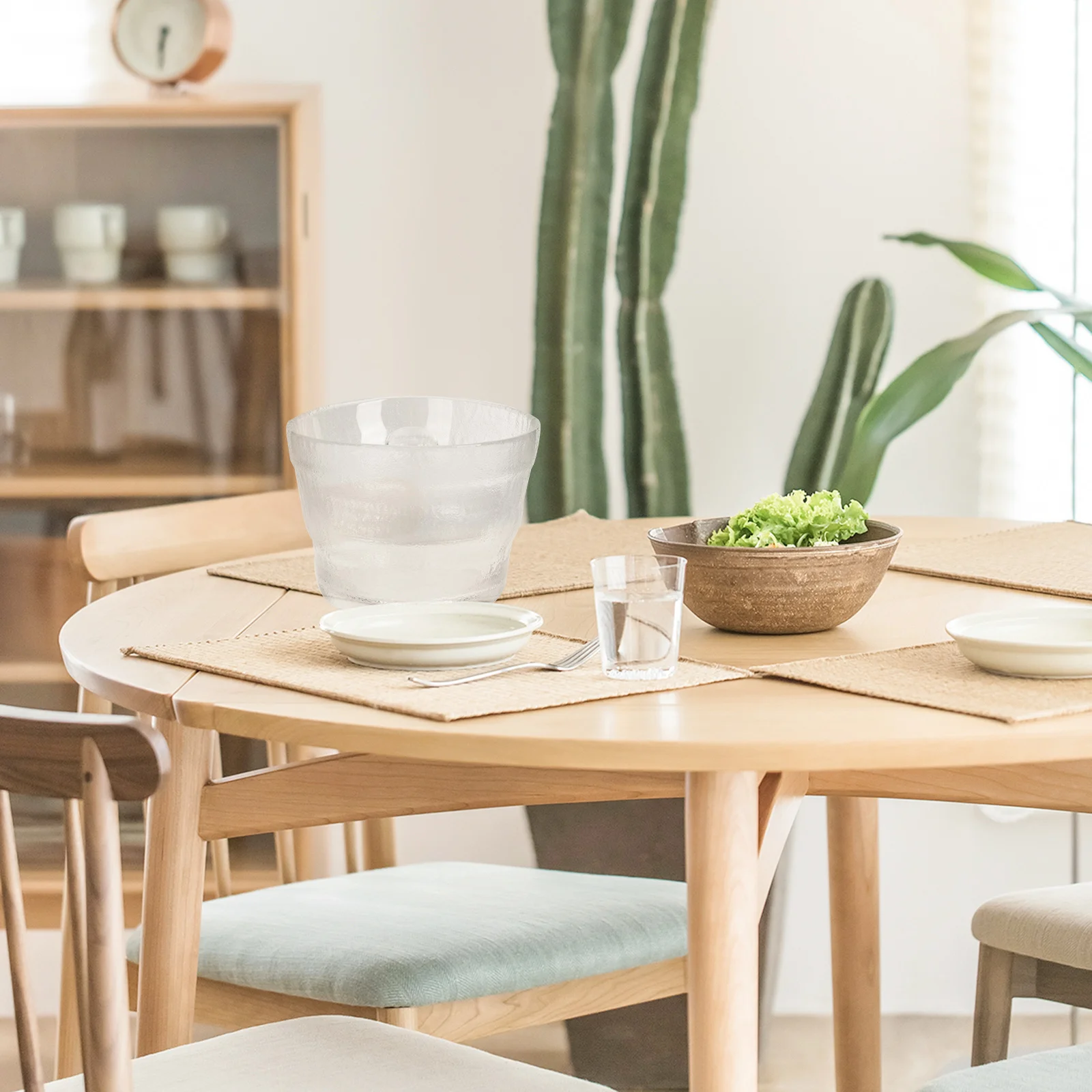 

Sturdy Glass Fermenting Jar Airtight Lid Easy Open Close Japanese Style Pickles Container Compact Design No Burrs Smooth Surface