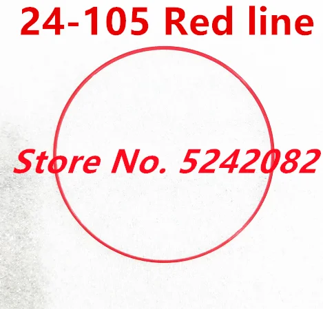 

10PCS/New Red indicator ring Red line circle For Canon EF 24-105mm 24-105 f/4L IS USM Lens Repair parts