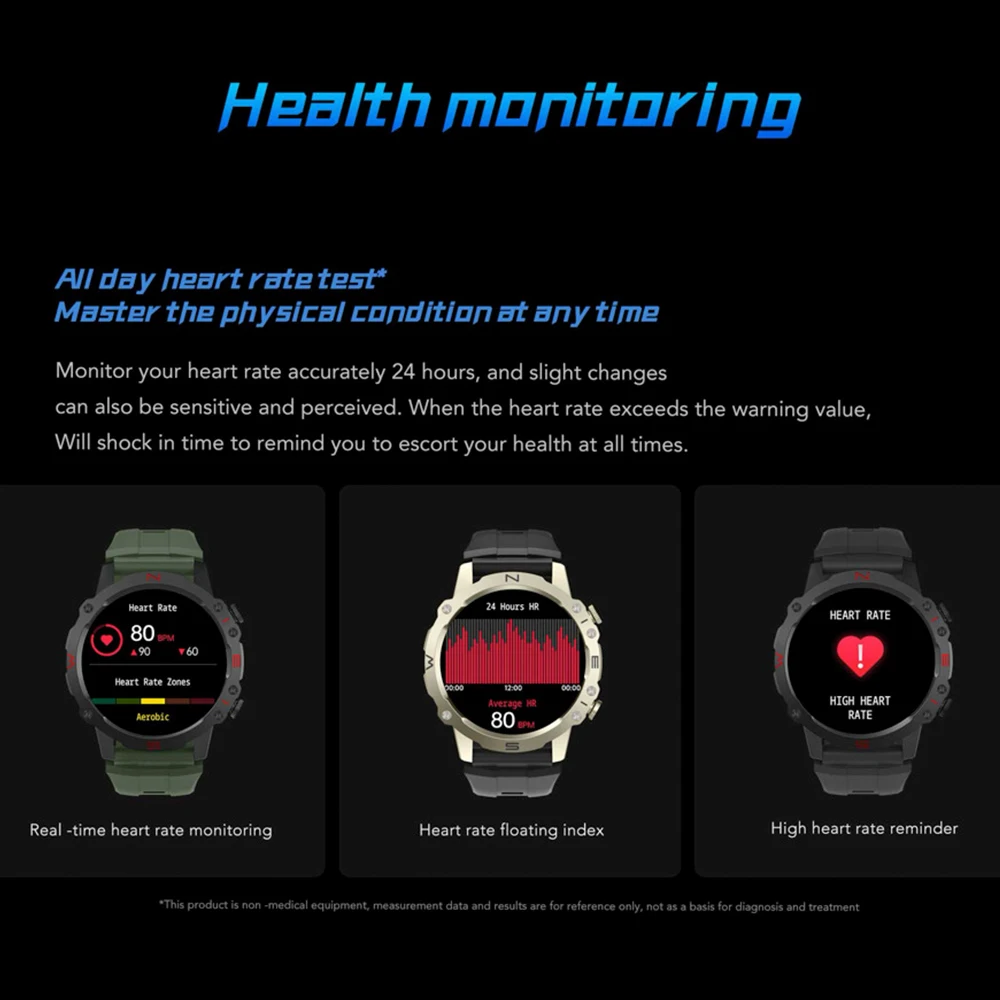 ساعة ذكية مقاومة للماء للرجال والنساء ، مكالمة أسنان زرقاء ، أوضاع رياضية ، مساعد صوت ، صحة ، + قرص نوم غني