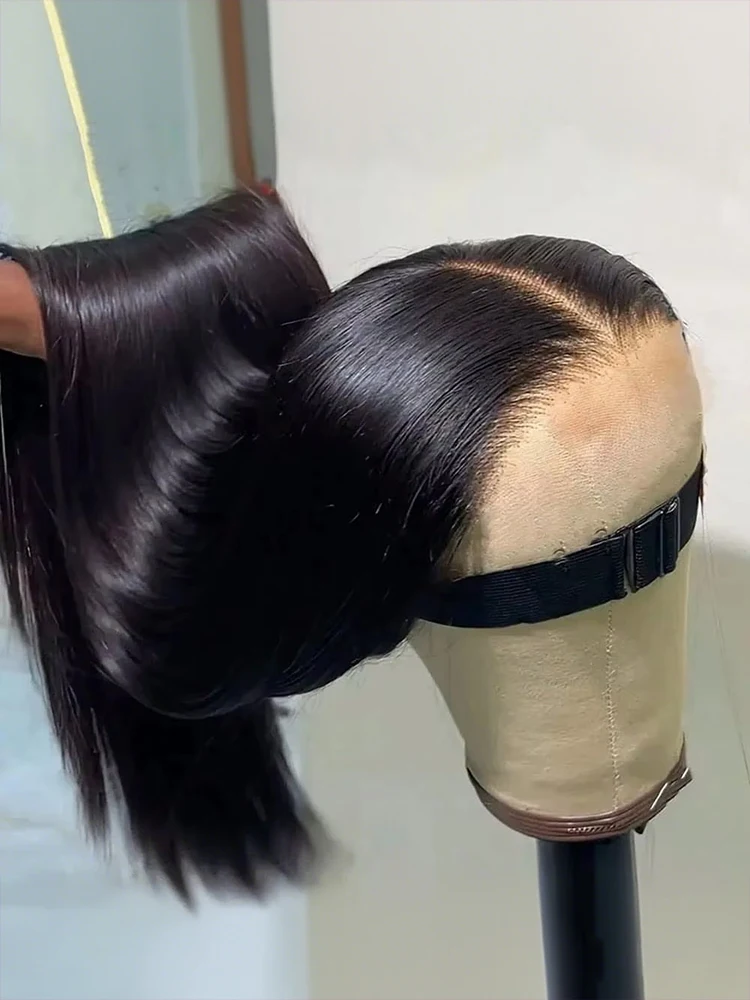 Original Indian Smooth HD Lace Wig 13x6 Human Hair Wig Female Wig Invisible Melt Skin Swiss Lace Wig for Women Soft Hair 13x6 Full Lace Frontal Wig Glueless Wig Human Hair Long Silky Bone Straight 13x4 HD Lace Frontal Wig Pre Plucked Hairline Baby Hair