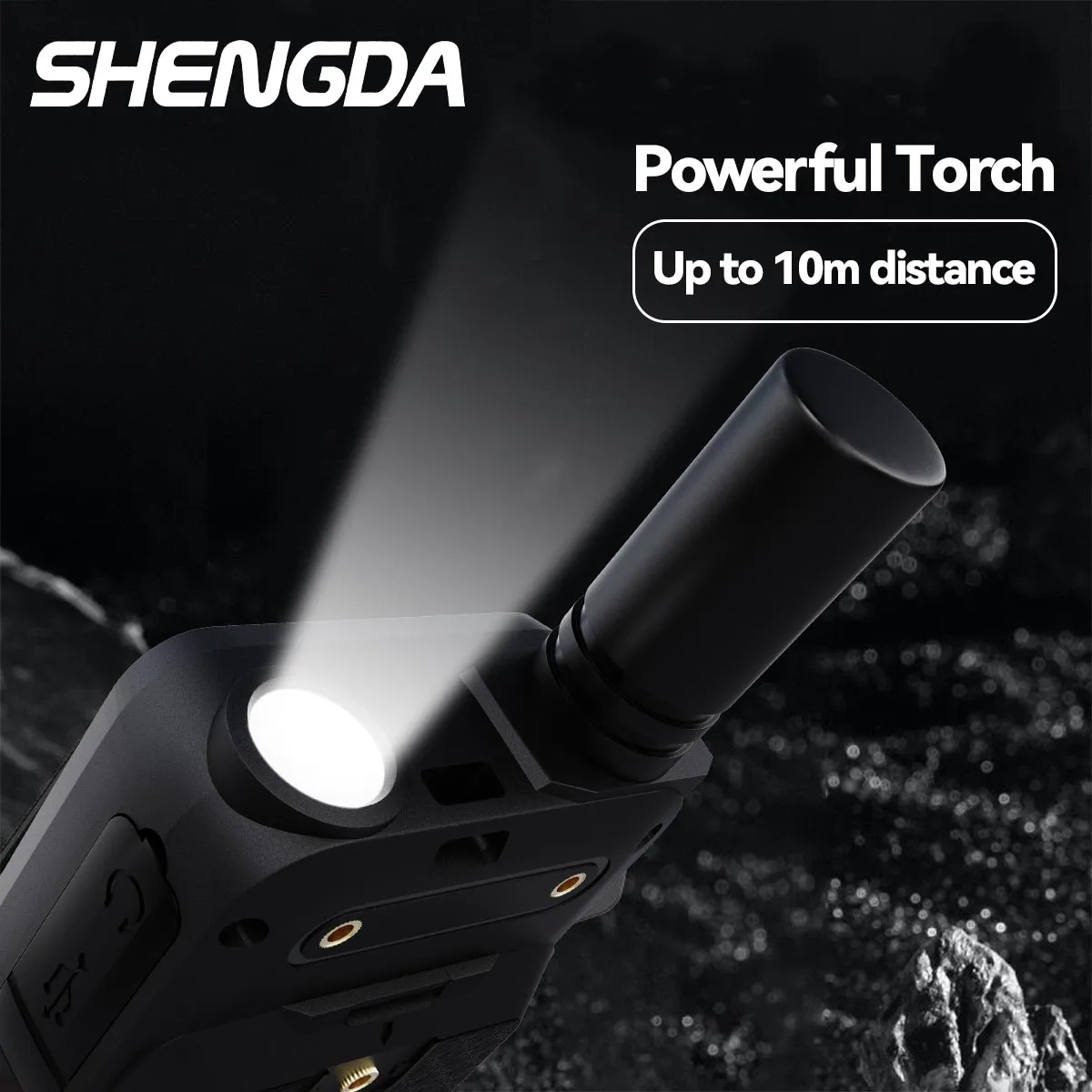 젤로 무전기 SD-T99 4G POC 5000KM 블루투스 GPS SOS LCD 디스플레이 무선 연결 고음질 출력 안드로이드 9 플래시라이트