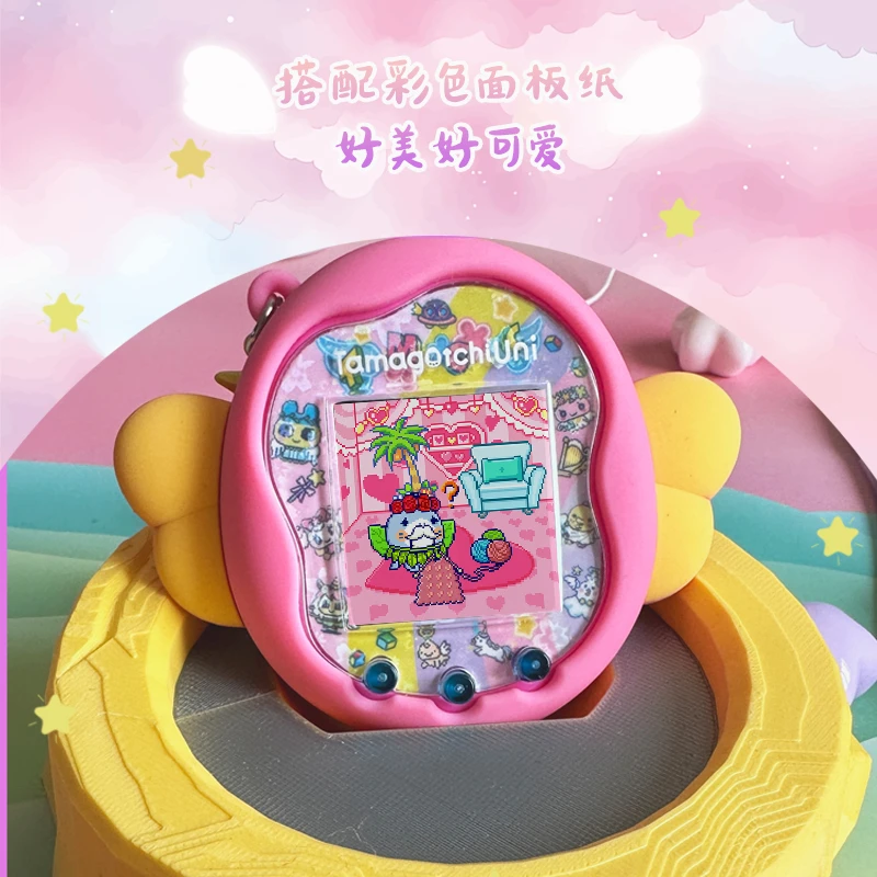 Angel And Devil For Tamagotchi Uni Electronic Pet Silicone Protective Cover Soft Cover Anti Drop Single Item Pendant Kid Gifts