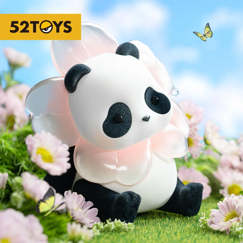 52TOYS Flora Panda Limited Edition, Cute Figure, Desktop Decoration, Panda Gift for Adults&Teens, HuaHua YaYa LeLe FuBao シャンシャン