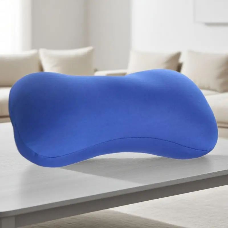 Bead Pillow Cervical Pillow Portable Support Headrest Cushion for Camping Road Trip Traveling Airplane Car Bed Flight ﻿