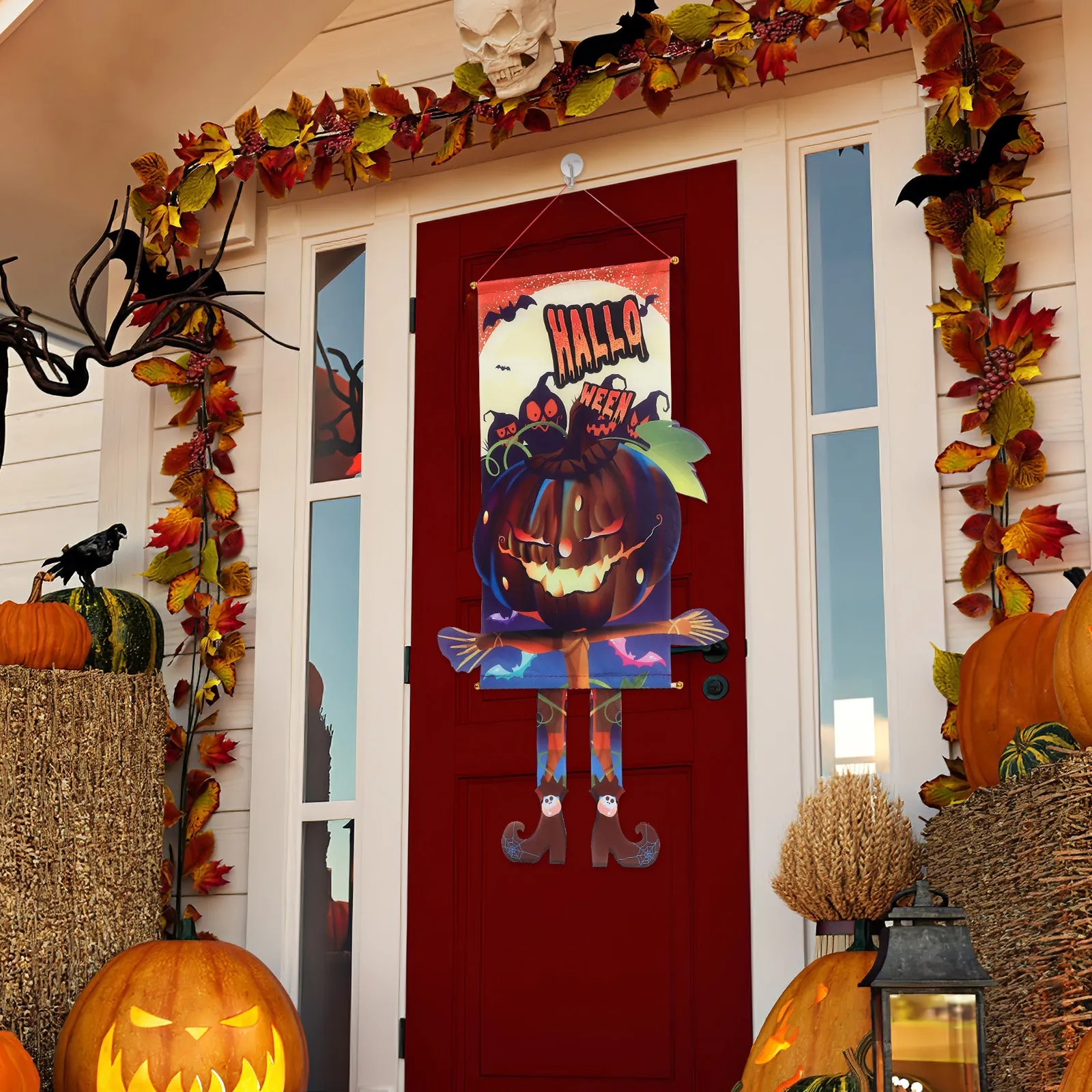 8-bannieres-decoratives-d'halloween-pour-interieur-et-exterieur-ideales-pour-les-fetes-friendsgiving-et-les-fenetres