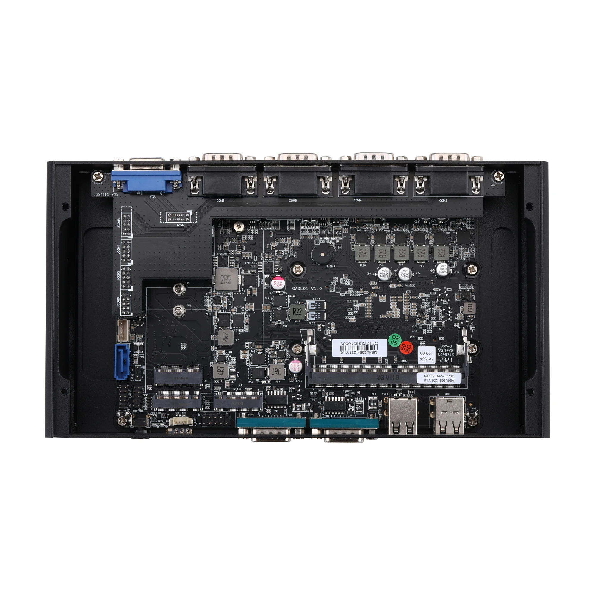 Мини-ПК Qotom AlderLake U 12-го поколения 1215U 1235U 1255U 1240P 6COM VGA Сервер с брандмауэром Мини-компьютер Мини-ПК Qotom AlderLake U 12-го поколения 1215U 1235U 1255U 1240P 6COM VGA Сервер с брандмауэром Мини-компьютер
