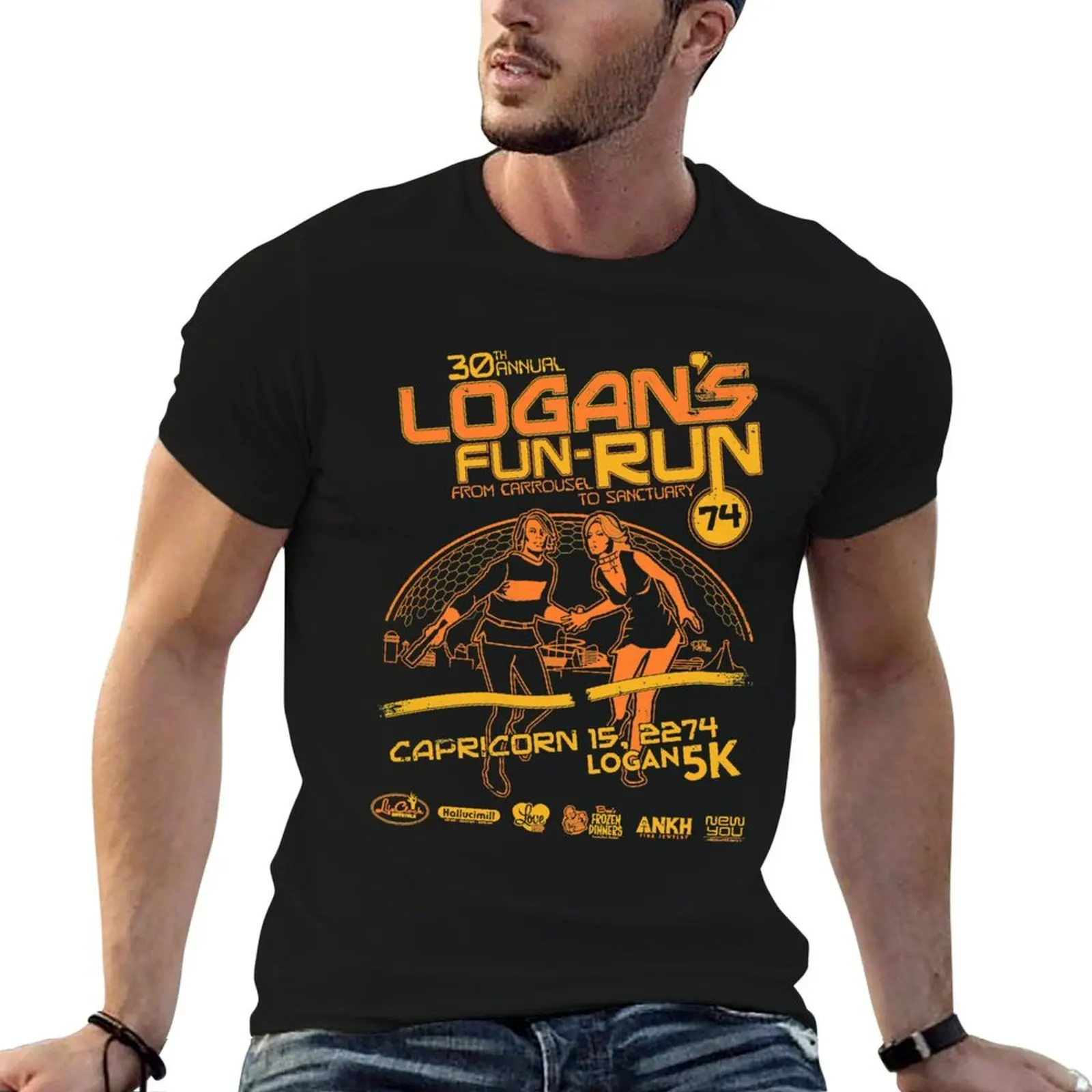 

cotton vintage funny shirts man tees Fun-Run shirts for t man graphic shirts for T-Shirt t man t Logan&x27;s graphic for
