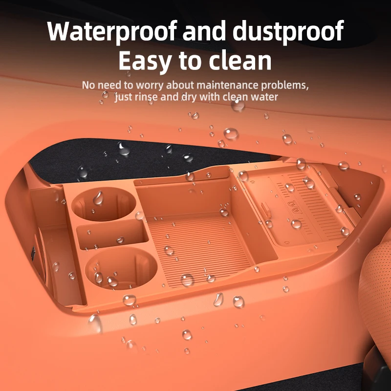 2025 Per SAIC H5 Marvel R Console centrale in silicone sotto la scatola di immagazzinaggio Organizzatore di controllo centrale Zerbino Interni auto