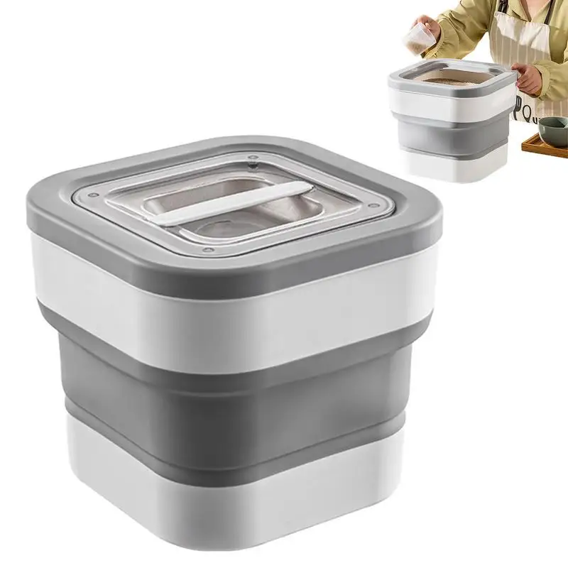 

CollapsibleDog Food Storage Container CollapsibleCat Dog Food Storage Container Multi-Purpose Kitchen Grain Rice Storage Boxes