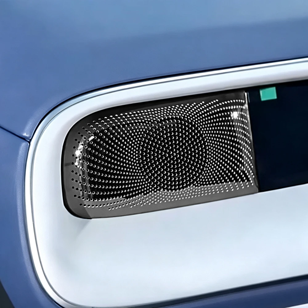 Stainless Car Front Dashboard Air Condition Vent Cover Sound Speaker Cover Air Trim Sticker For Xpeng G6 2023 2024 Accessories - view 6