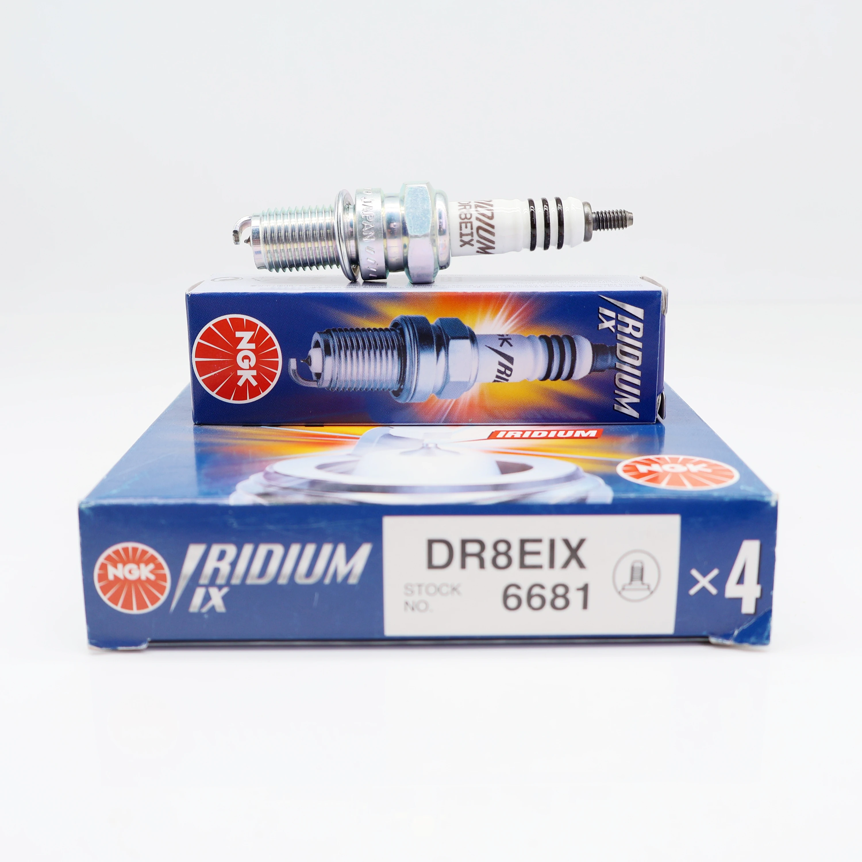 NGK Iridium Spark Plug DR8EIX 6681 Original Genuine Product for Suzuki KYMCO Yamaha OEM:9009874037,9079320011,9079320022