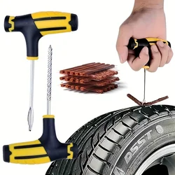 Car Tire Repair Kit Tubeless Tyre Puncture Patch Car Bike Motorcycle Tire Repair Tools Combination Kit Automotive Repair Parts