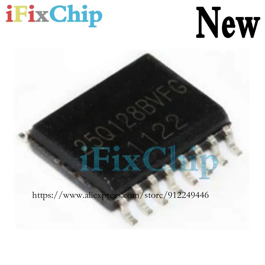 5Pcs/Lot Brand New W25Q128BVFG 25Q128BVFG 25Q128B IC