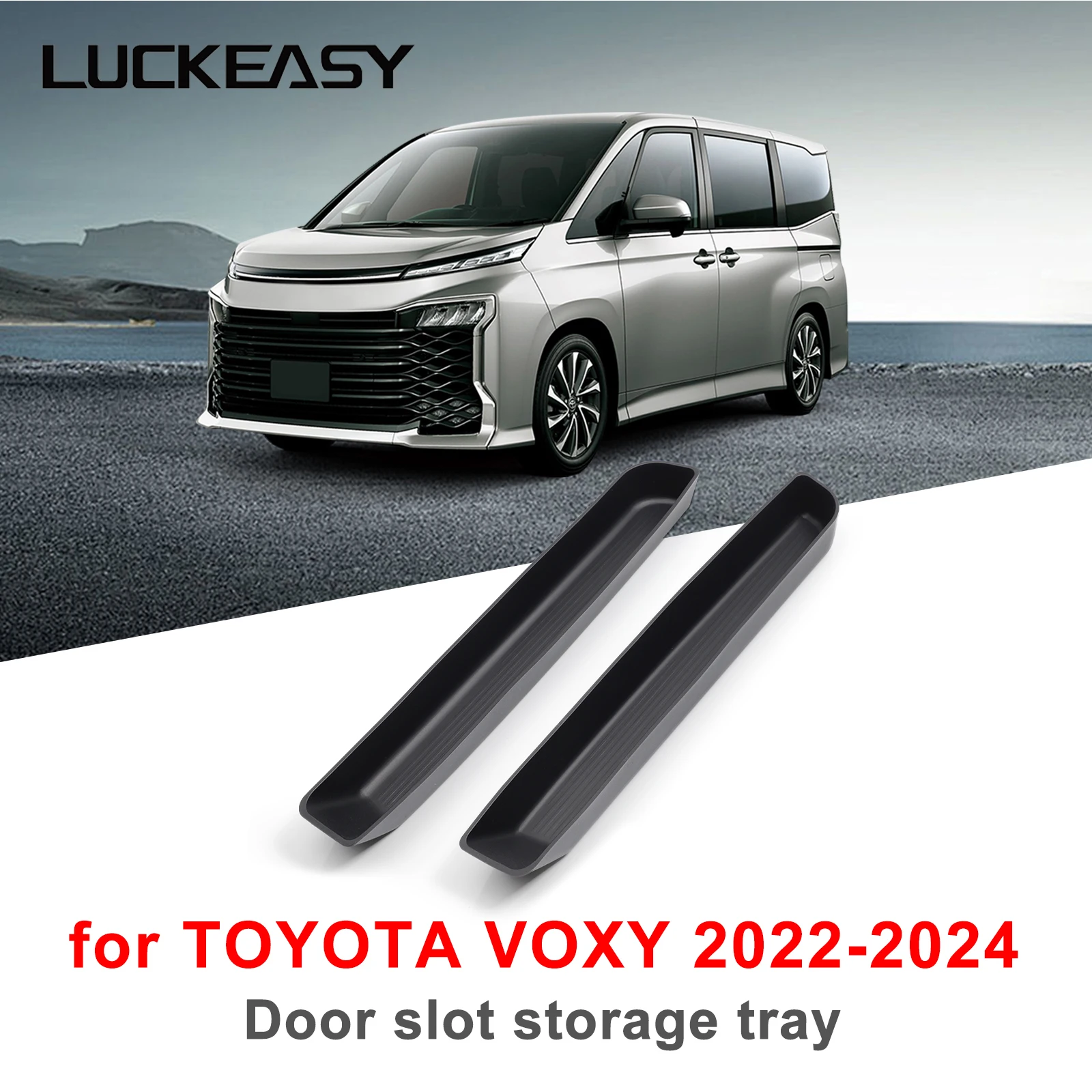 

for Toyota Voxy 90 2022-2024 Car Door Side Storage Box Door Handle Anti Dirty Storage Tray Accessories Only Fit Right Rudder